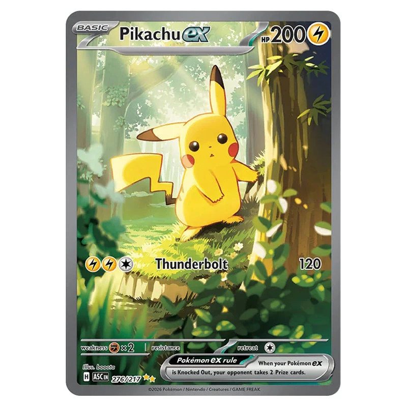 Pokemon - Mega Evolution - Ascended Heroes - Pikachu ex - 276/217 – Photo 1
